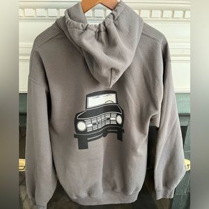 Men’s Ford bronco gray hoodie size L